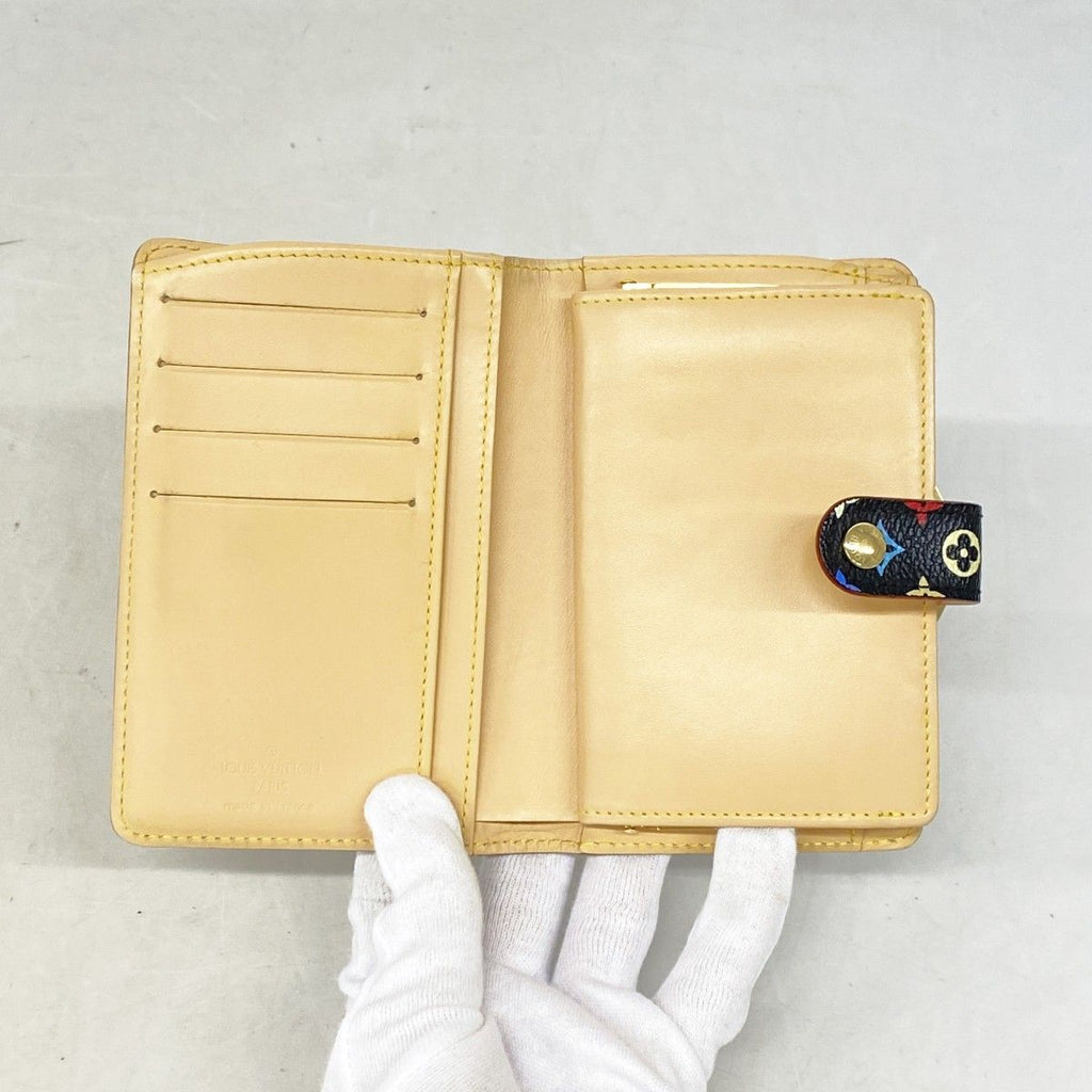 Louis Vuitton Wallet Monogram Multicolor Porte-Monnaie Viennois Noir — view 3