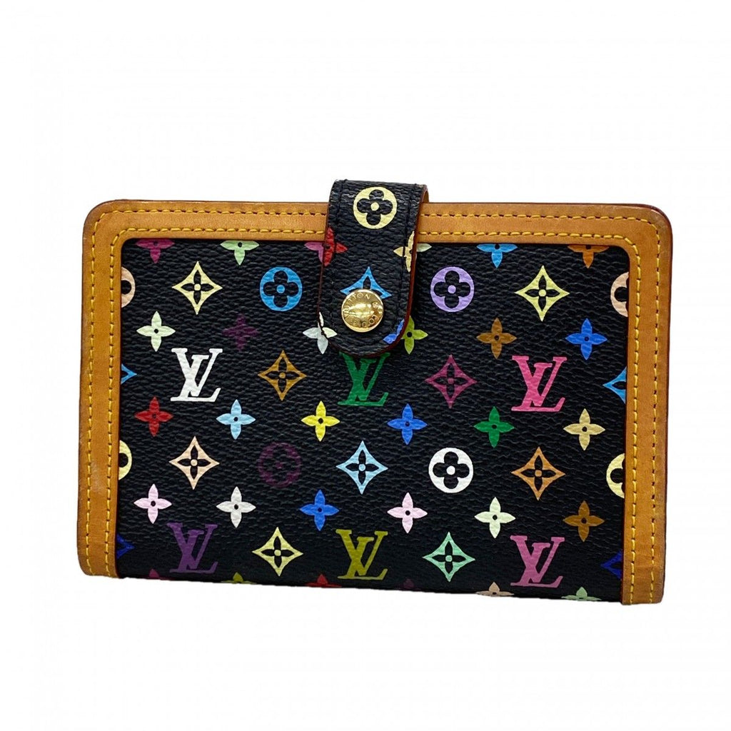 Louis Vuitton Wallet Monogram Multicolor Porte-Monnaie Viennois Noir