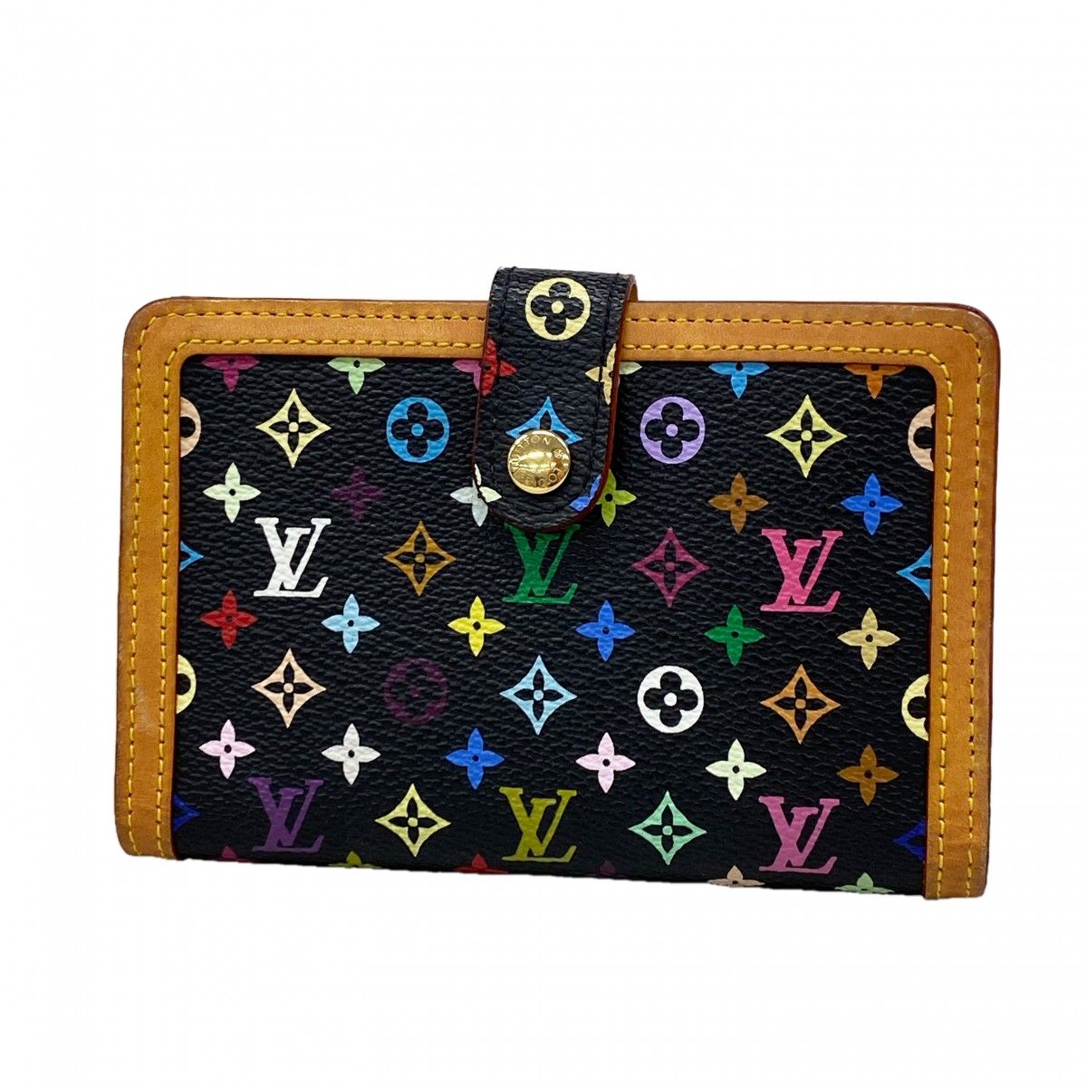 Louis Vuitton Wallet Monogram Multicolor Porte-Monnaie Viennois Noir