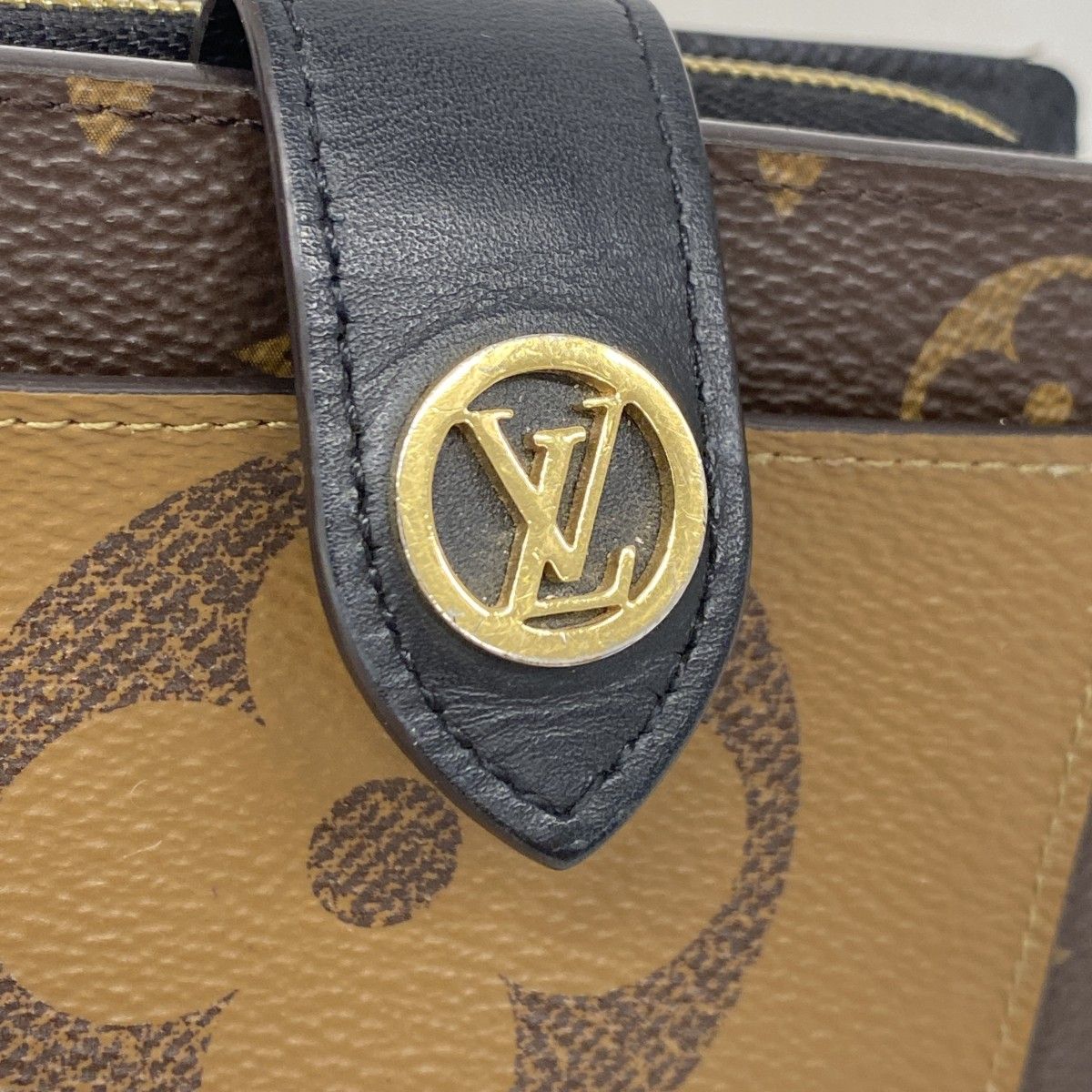 Louis Vuitton Wallet Monogram Giant Reverse Portefeuille Juliette Brown — view 8