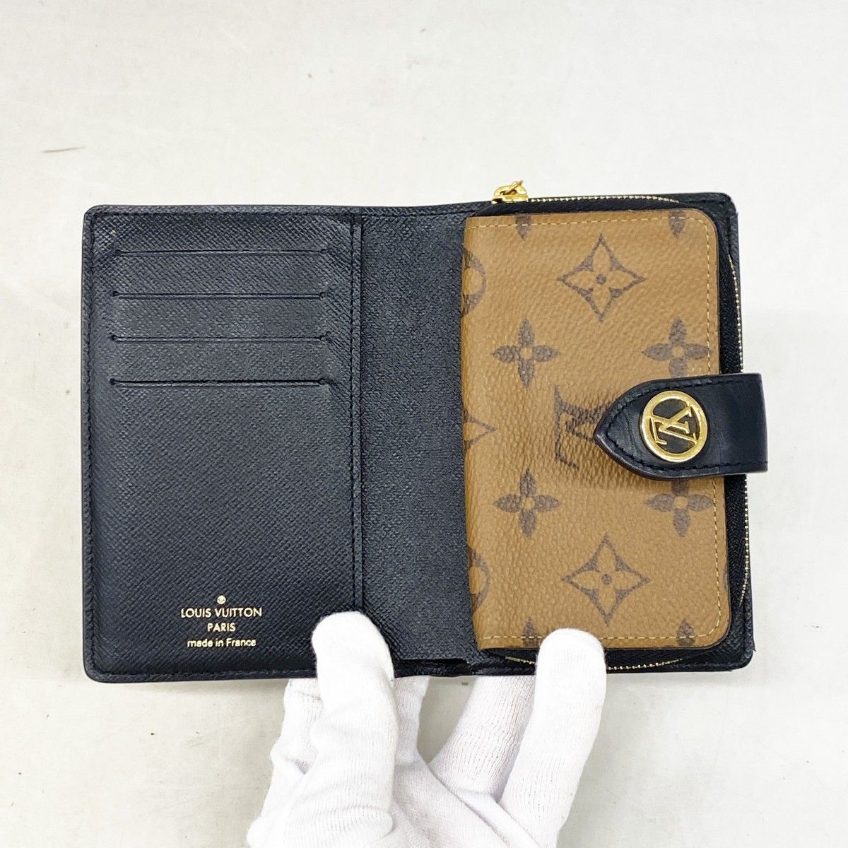 Louis Vuitton Wallet Monogram Giant Reverse Portefeuille Juliette Brown — view 3