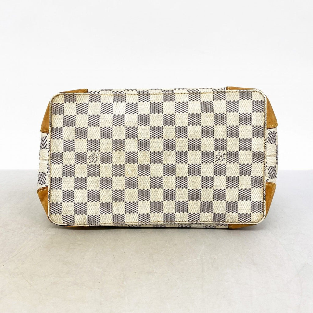 Louis Vuitton Tote Damier Azur Hampstead PM White — view 3