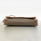Celine Shoulder Bag Macadam Brown Gold — view 3