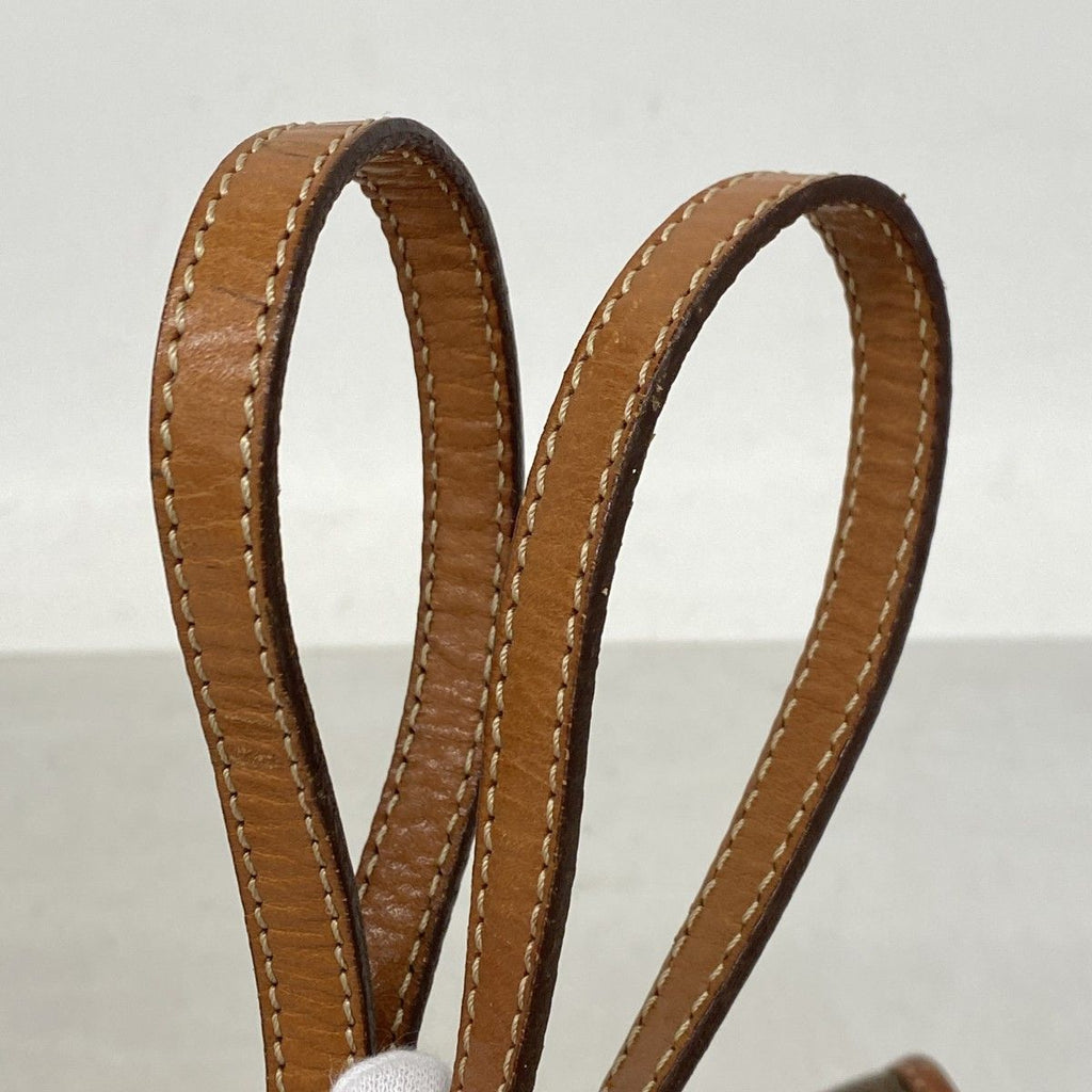 Celine Shoulder Bag Macadam Brown Gold — view 9