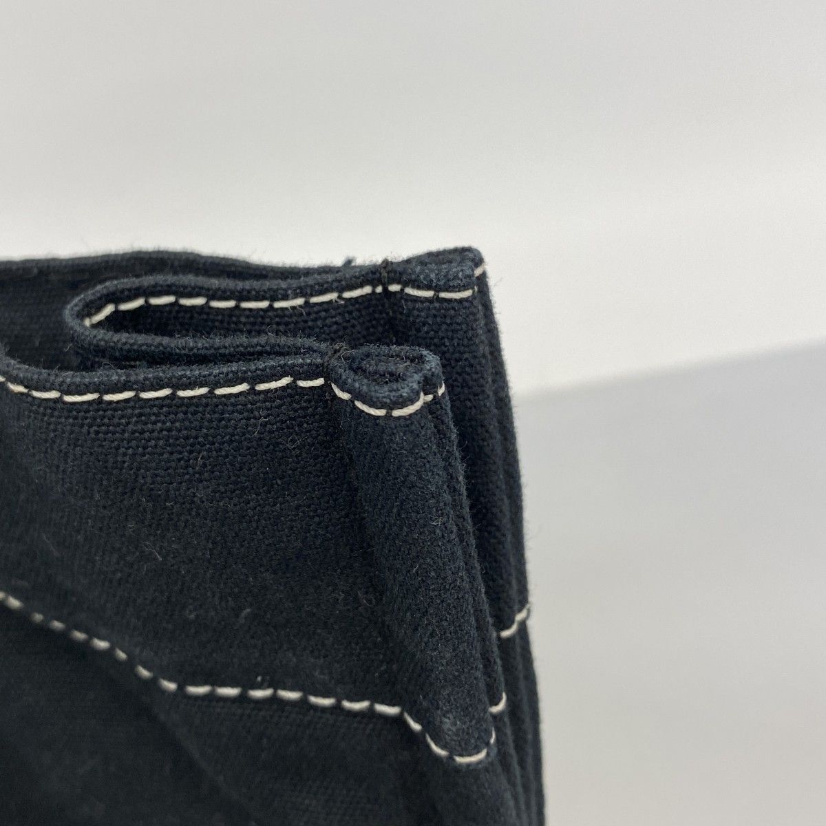 Hermes Tote Deauville MM Canvas Black Silver — view 8
