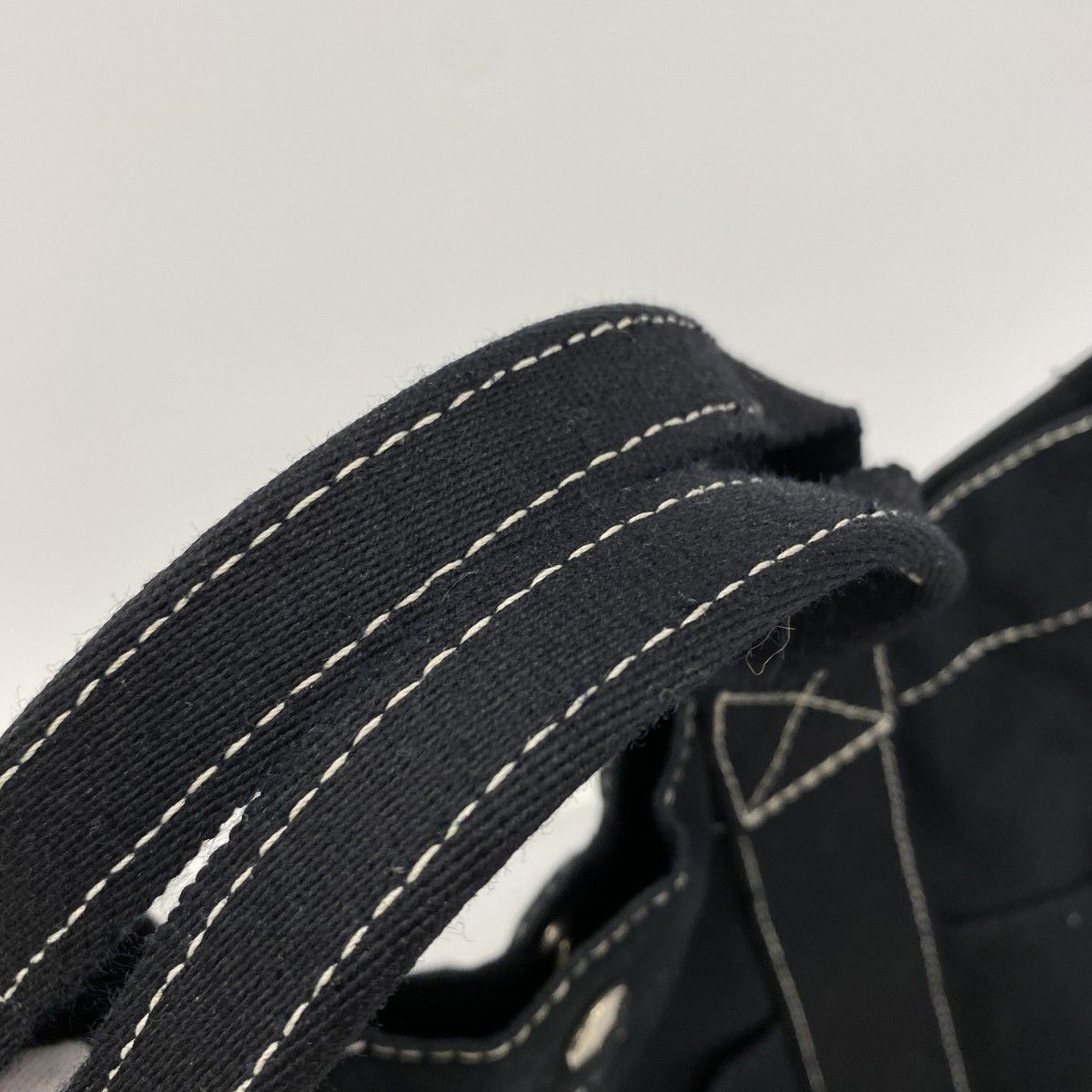 Hermes Tote Deauville MM Canvas Black Silver — view 9