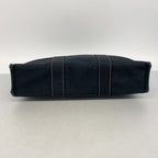 Hermes Tote Deauville MM Canvas Black Silver — view 3