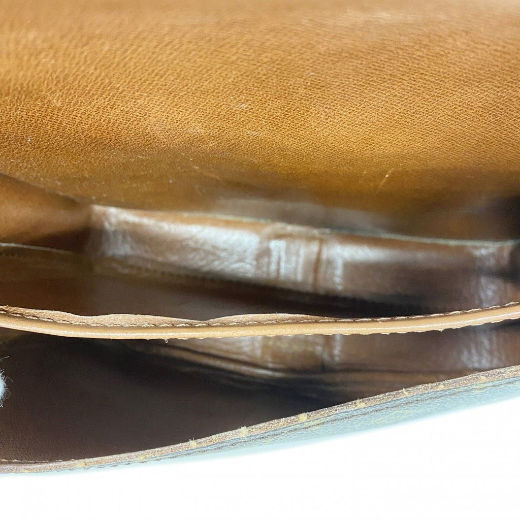 Louis Vuitton Shoulder Bag Monogram Cartouchiere MM Brown — view 4