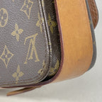 Louis Vuitton Shoulder Bag Monogram Cartouchiere MM Brown — view 9