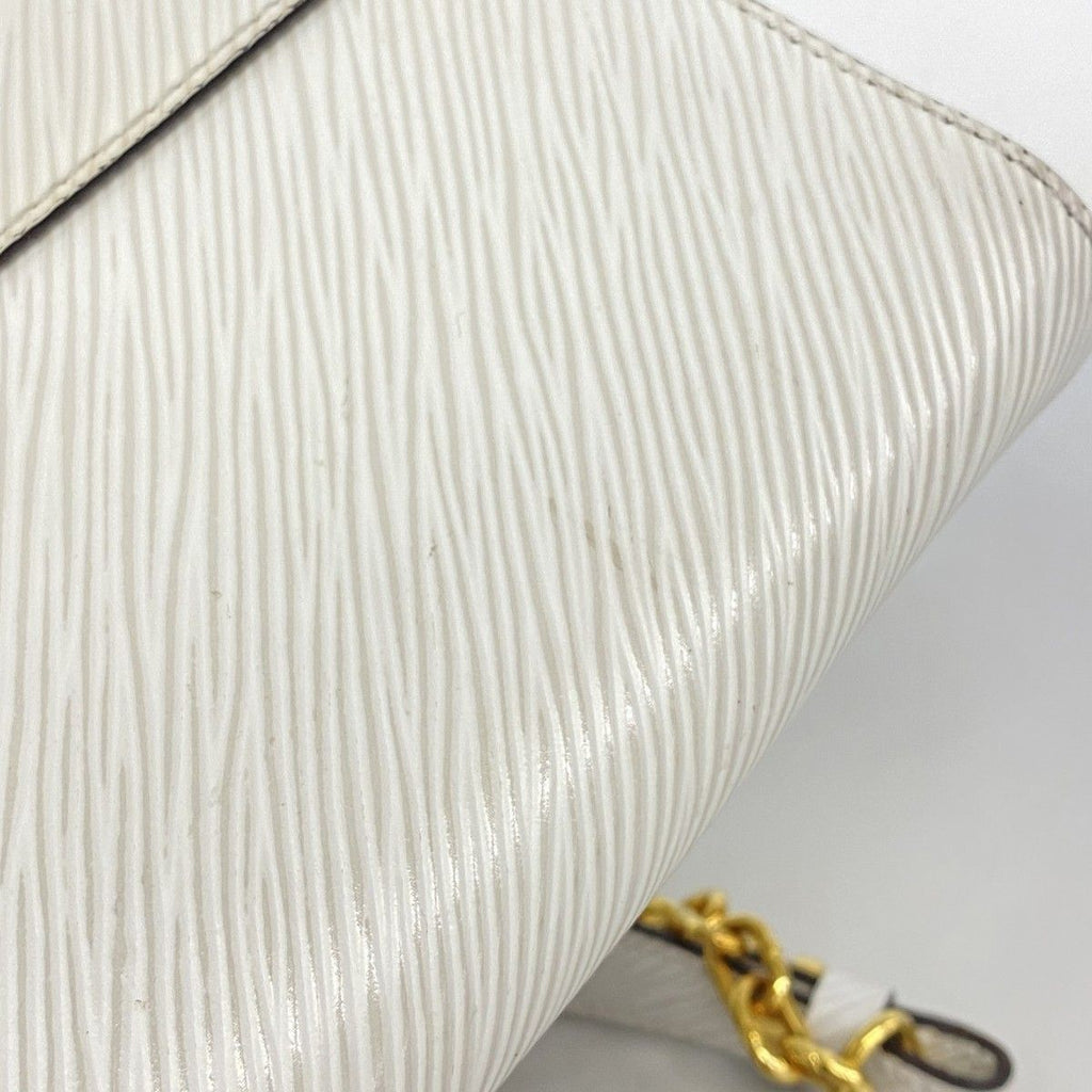 Louis Vuitton Shoulder Bag Epi Twist PM Blanc — view 8