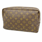 Louis Vuitton Pouch Monogram Trousse Toilet 28 Brown