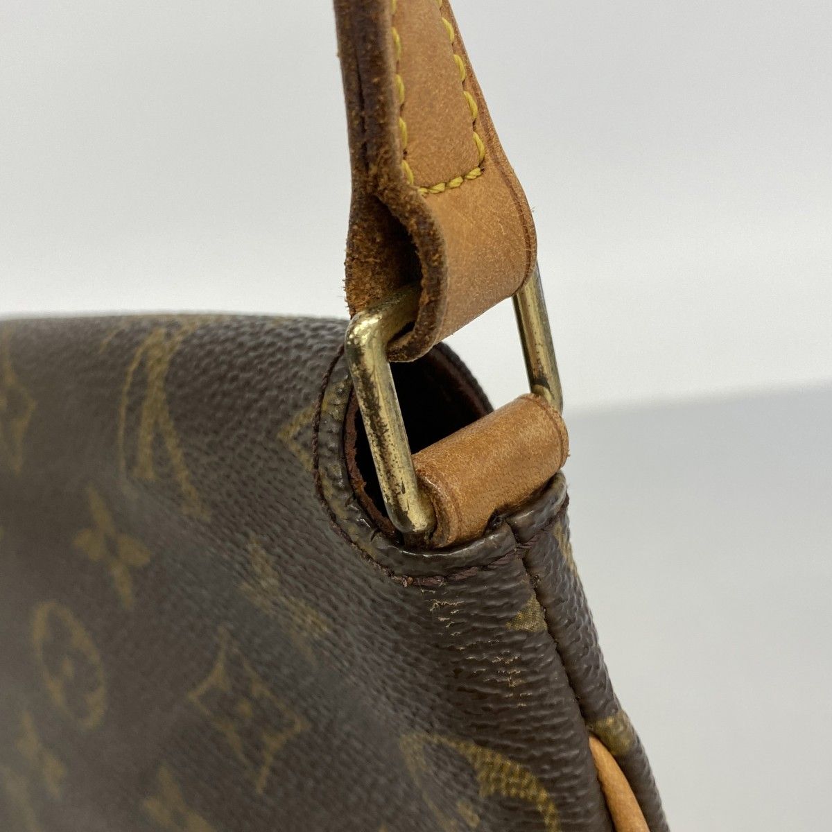 Louis Vuitton Shoulder Bag Monogram Musette Tango Short Strap Brown — view 9