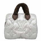 Louis Vuitton Handbag LV Pillow Speedy Bandouliere 25 Silver Brown 2-Way — view 8