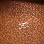 Hermes Handbag Picotin Lock PM Taurillon Clemence Gold Silver — view 5