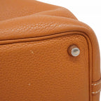 Hermes Handbag Picotin Lock PM Taurillon Clemence Gold Silver — view 7