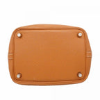 Hermes Handbag Picotin Lock PM Taurillon Clemence Gold Silver — view 3
