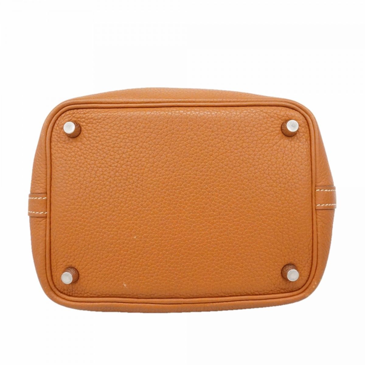 Hermes Handbag Picotin Lock PM Taurillon Clemence Gold Silver — view 3
