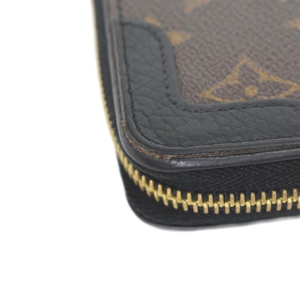 Louis Vuitton Monogram Zippy Wallet Retiro Zip Around Brown — view 6