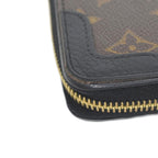 Louis Vuitton Monogram Zippy Wallet Retiro Zip Around Brown — view 6