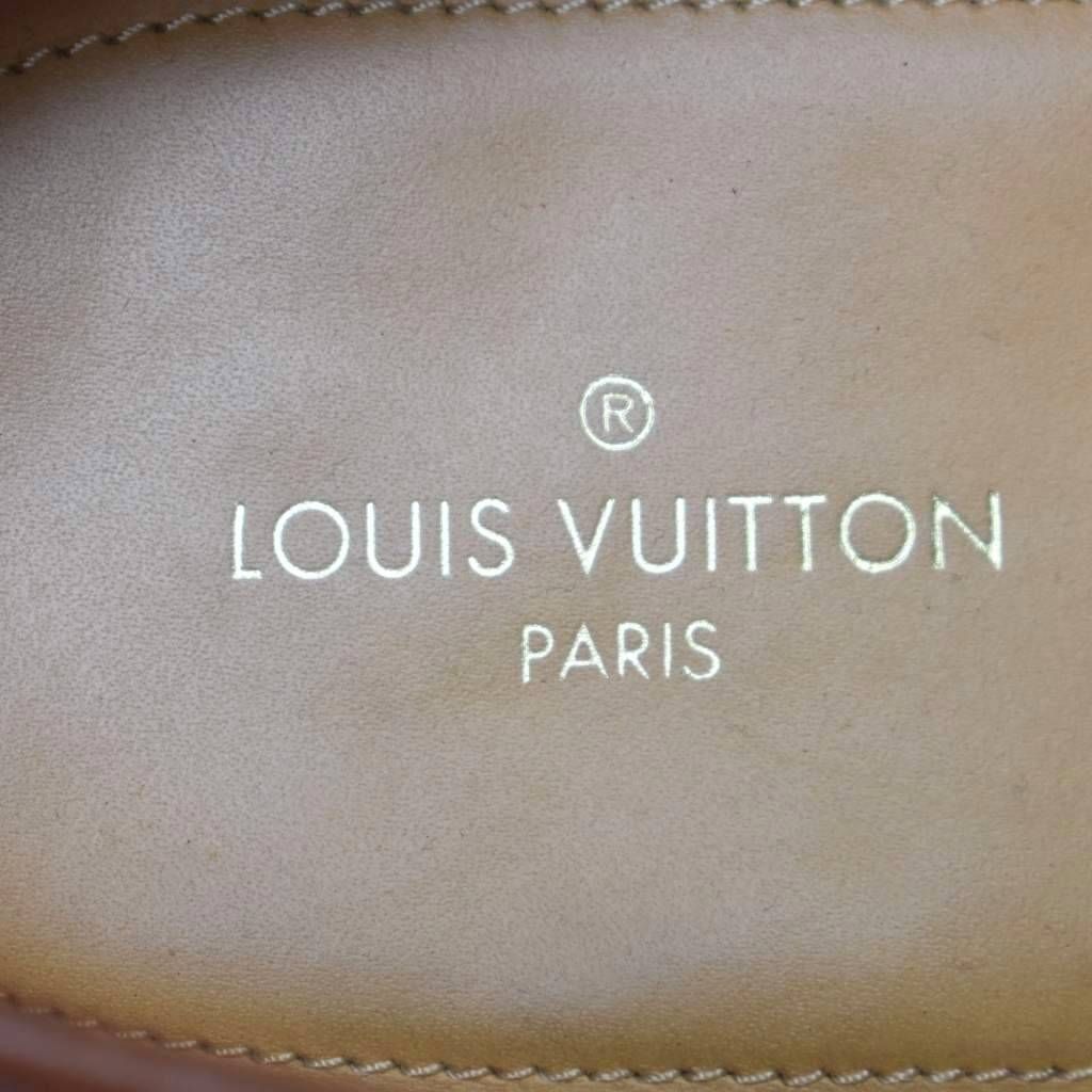 Louis Vuitton Montaigne Loafer Coin Loafers Leather 8 Brown — view 6