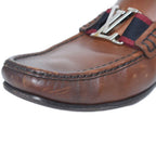 Louis Vuitton Montaigne Loafer Coin Loafers Leather 8 Brown — view 8