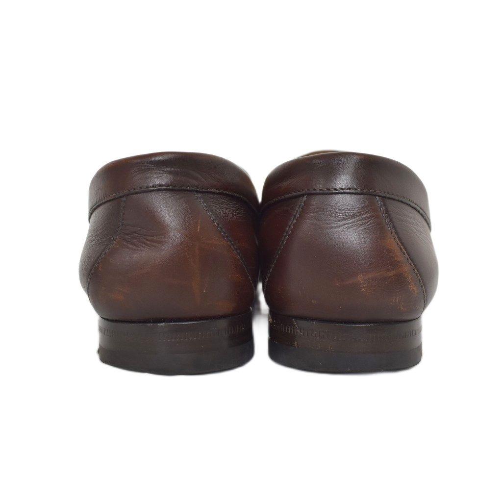 Louis Vuitton Montaigne Loafer Coin Loafers Leather 8 Brown — view 3