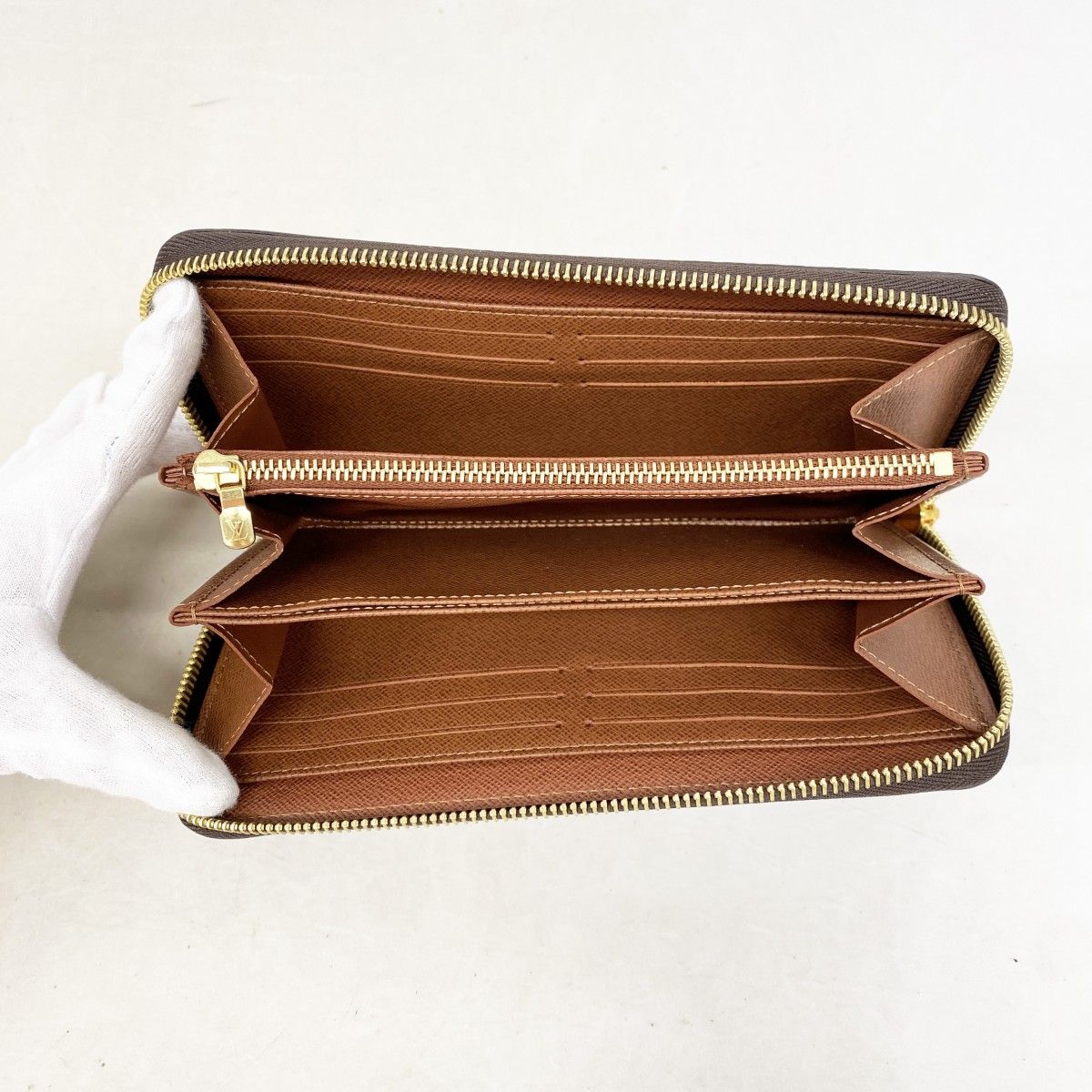Louis Vuitton Wallet Monogram Zippy Brown — view 3