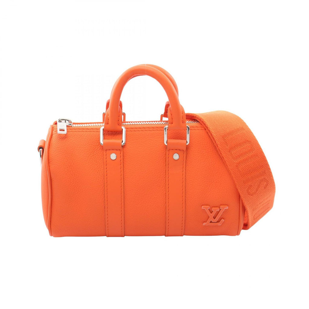 Louis Vuitton Handbag Keepall XS LV Aerogram 2-Way Orange Leather