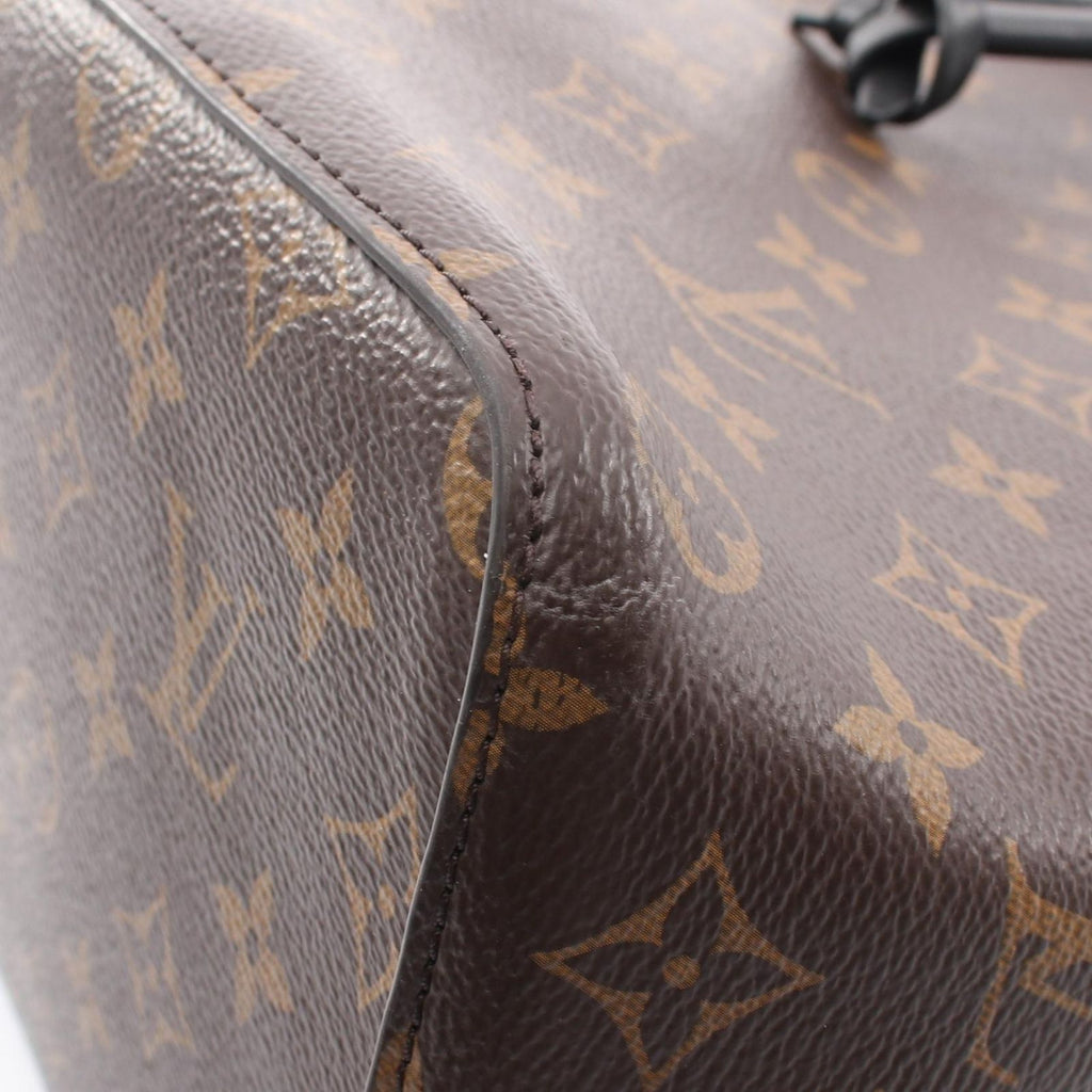 Louis Vuitton Shoulder Bag Neo Noe Monogram Noir Canvas Leather — view 5