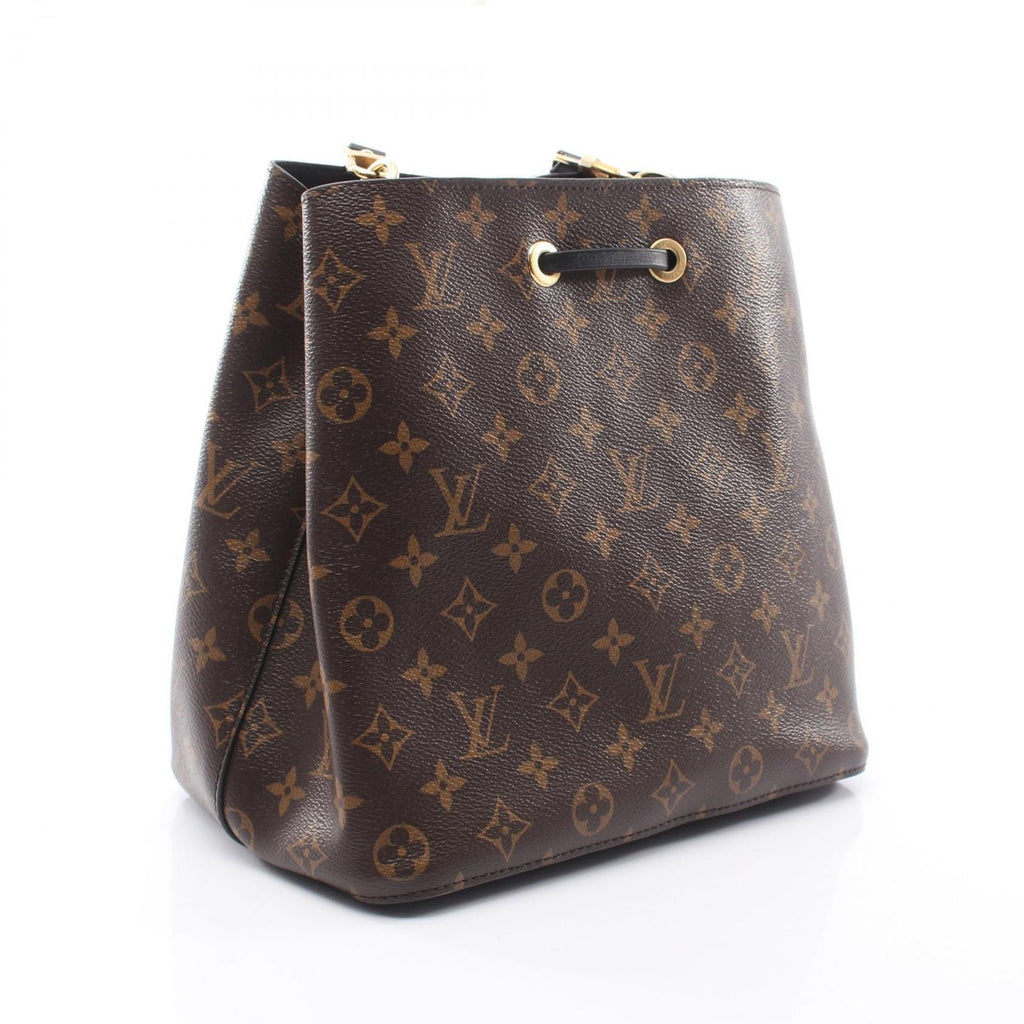 Louis Vuitton Shoulder Bag Neo Noe Monogram Noir Canvas Leather — view 2
