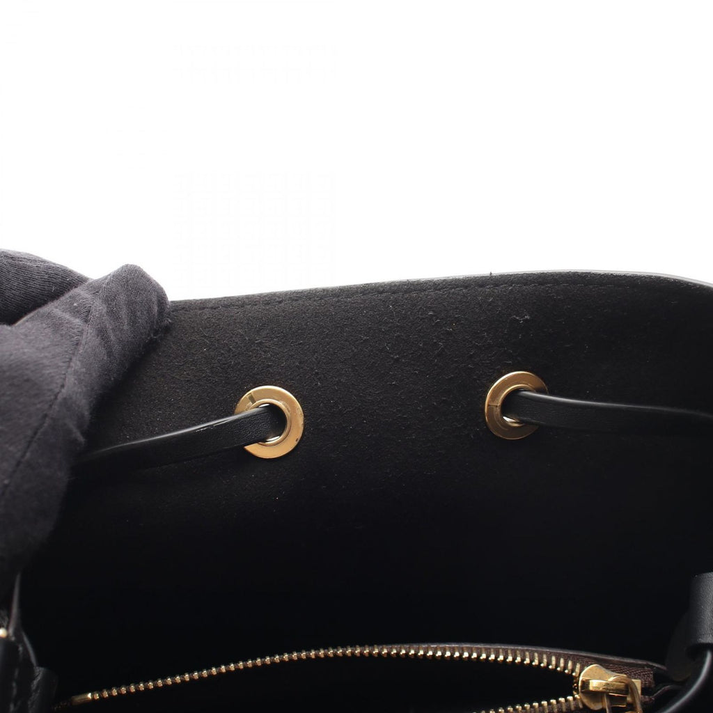 Louis Vuitton Shoulder Bag Neo Noe Monogram Noir Canvas Leather — view 8