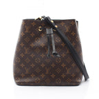 Louis Vuitton Shoulder Bag Neo Noe Monogram Noir Canvas Leather