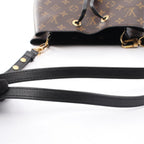 Louis Vuitton Shoulder Bag Neo Noe Monogram Noir Canvas Leather — view 6