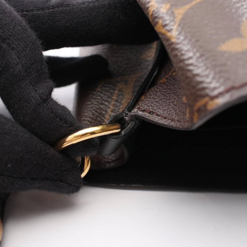 Louis Vuitton Shoulder Bag Neo Noe Monogram Noir Canvas Leather — view 9