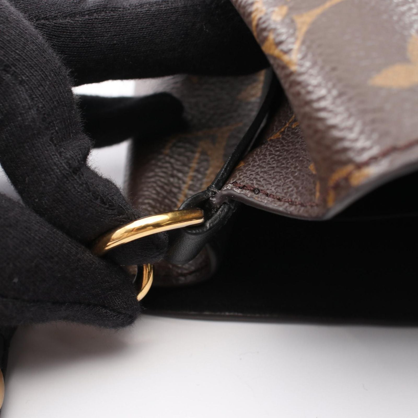 Louis Vuitton Shoulder Bag Neo Noe Monogram Noir Canvas Leather — view 9