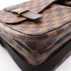Louis Vuitton Shoulder Bag Broadway Damier Ebene 2-Way Canvas Leather — view 6