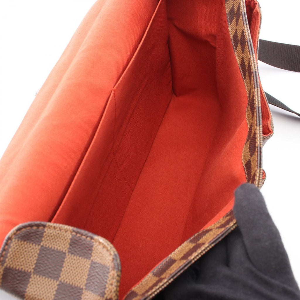 Louis Vuitton Shoulder Bag Broadway Damier Ebene 2-Way Canvas Leather — view 3
