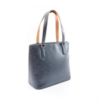Louis Vuitton Handbag Stockton Monogram Matte Blue Leather — view 2