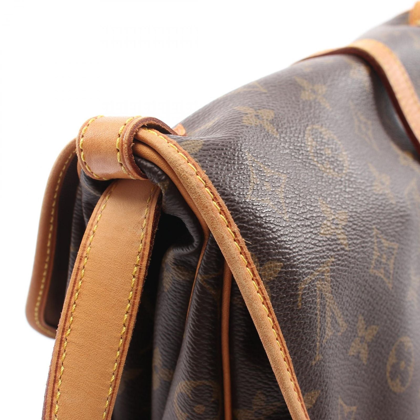 Louis Vuitton Shoulder Bag Saumur 30 Monogram Canvas Leather — view 7