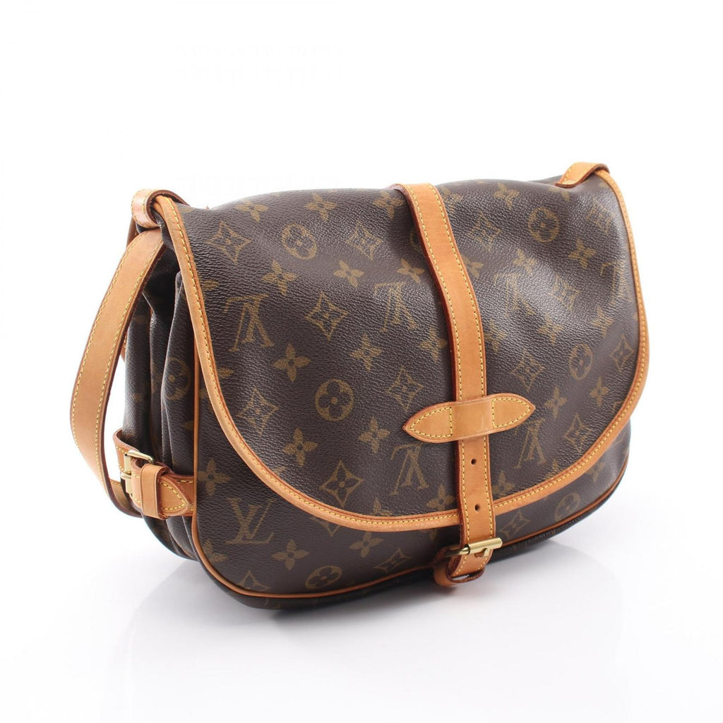 Louis Vuitton Shoulder Bag Saumur 30 Monogram Canvas Leather — view 2