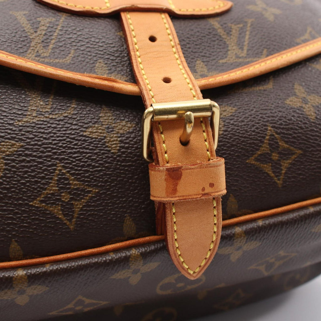 Louis Vuitton Shoulder Bag Saumur 30 Monogram Canvas Leather — view 6