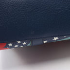 Gucci Handbag Children's Strawberry Kids Blue Red Canvas Leather — view 6