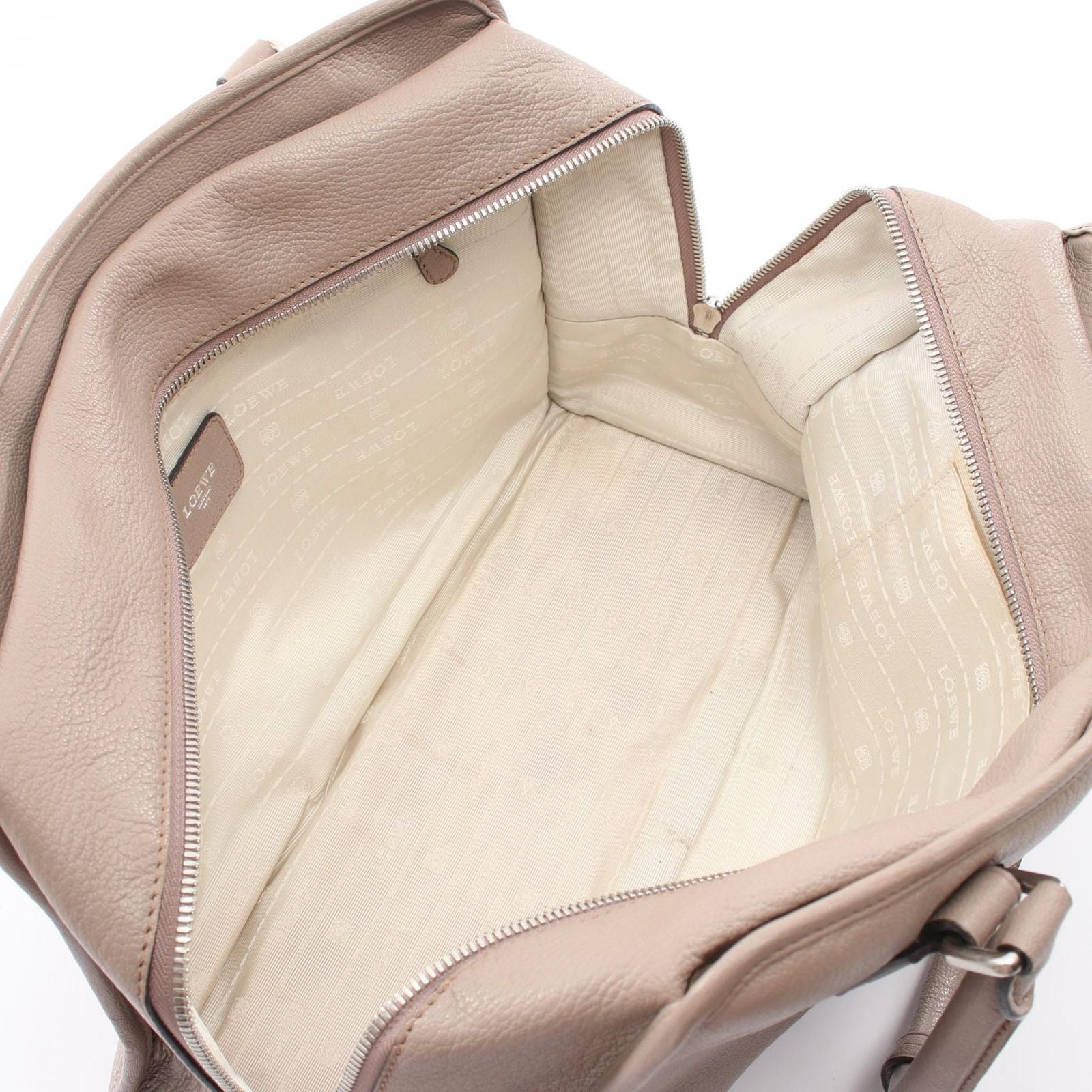 Loewe Handbag Amazona 35 Gray Leather — view 3