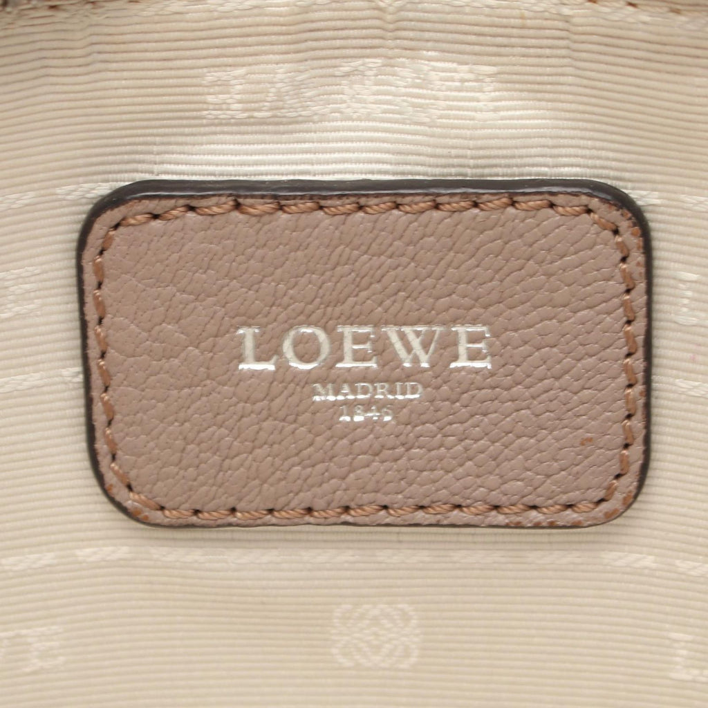 Loewe Handbag Amazona 35 Gray Leather — view 4