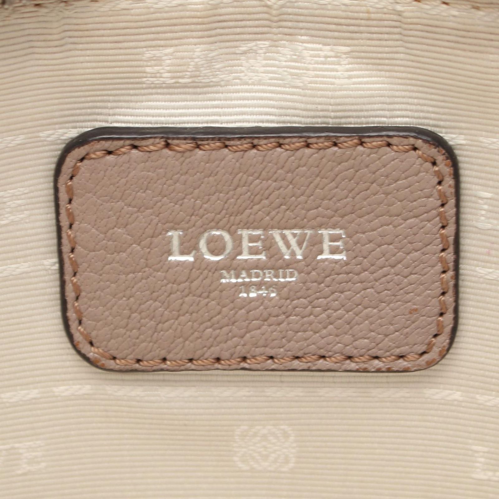 Loewe Handbag Amazona 35 Gray Leather — view 4