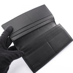 Loewe Bifold Wallet Long Horizontal Gray Leather — view 3