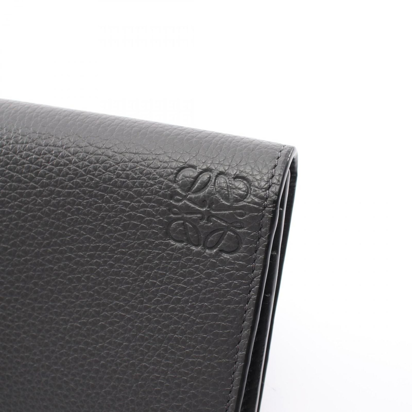 Loewe Bifold Wallet Long Horizontal Gray Leather — view 9