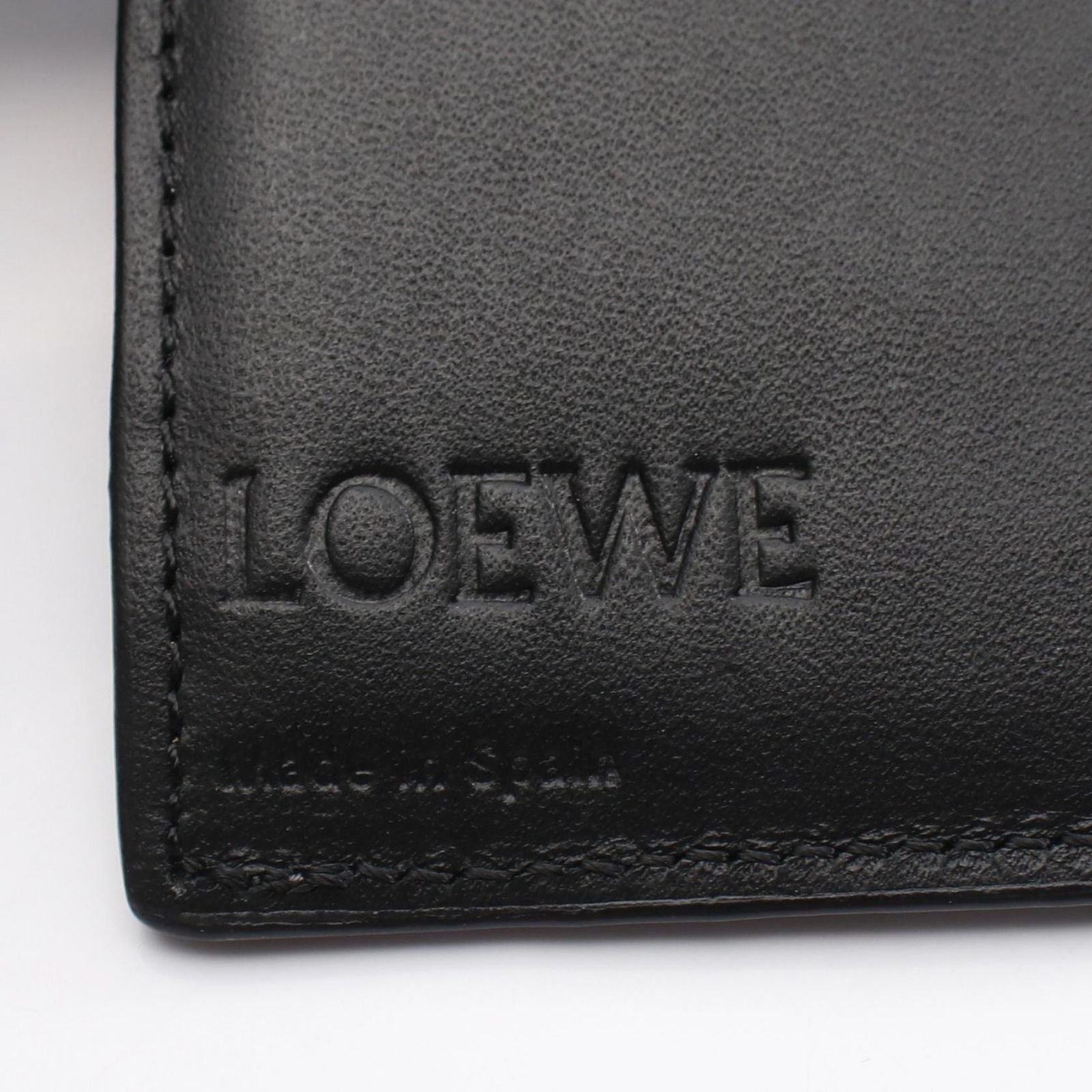 Loewe Bifold Wallet Long Horizontal Gray Leather — view 4