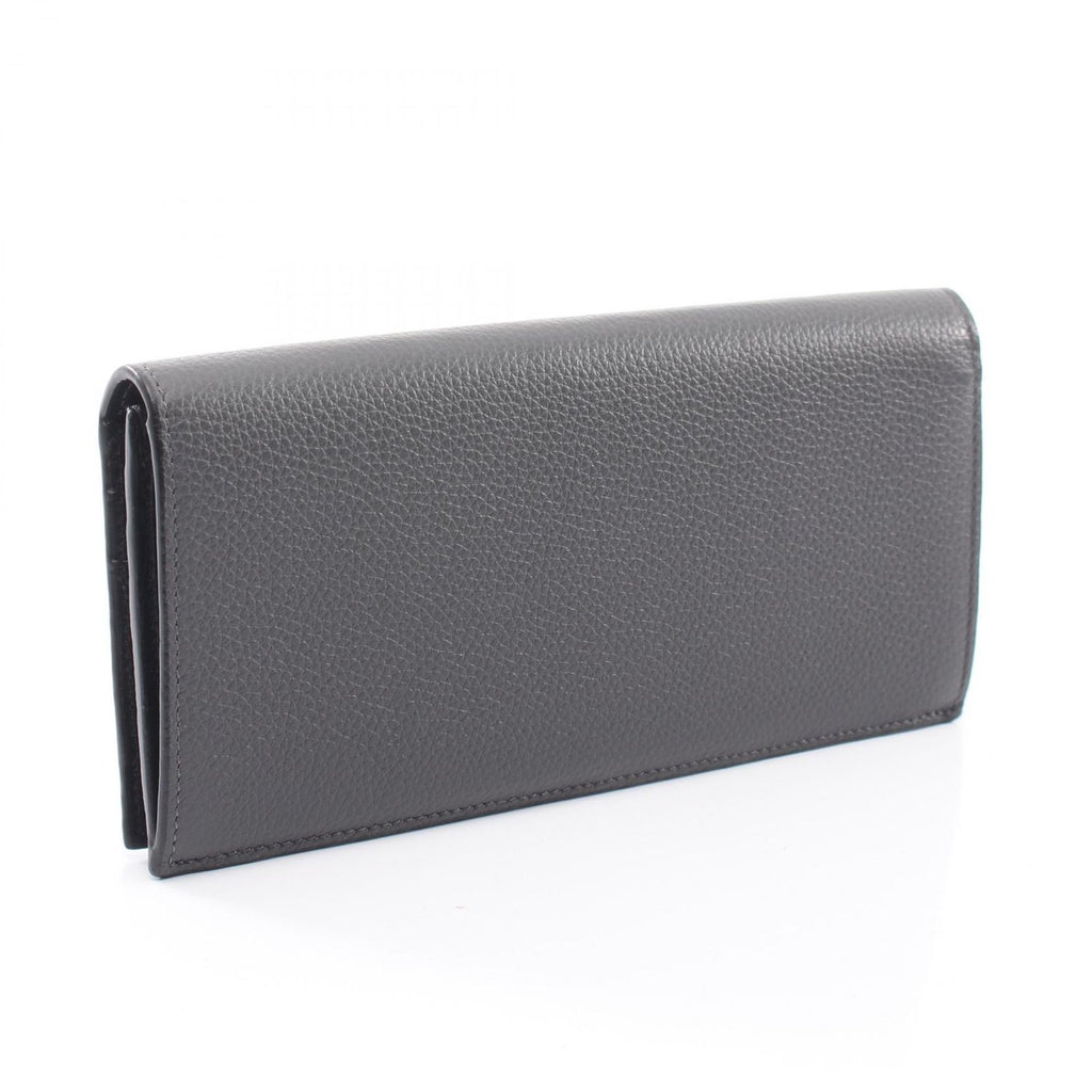 Loewe Bifold Wallet Long Horizontal Gray Leather — view 2
