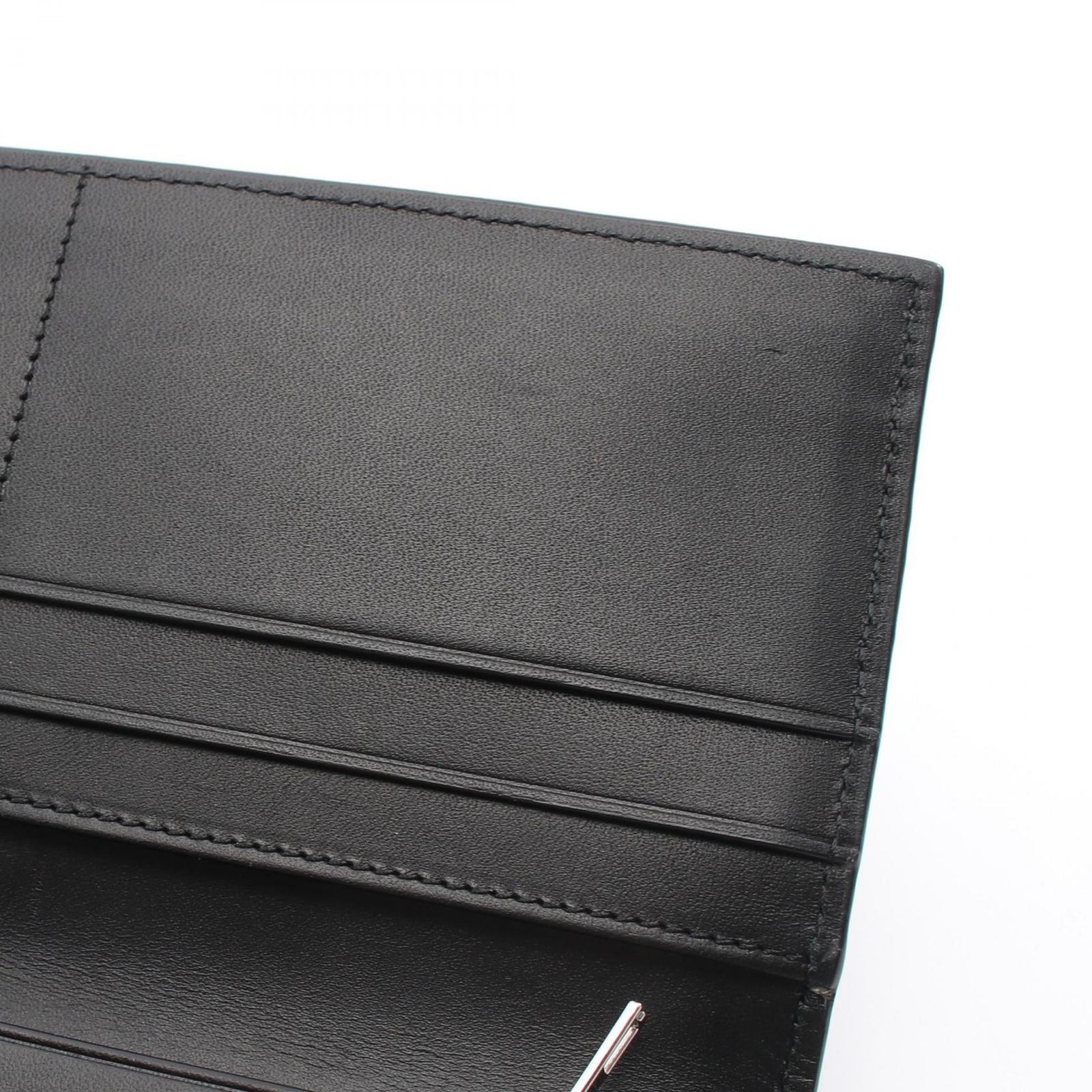 Loewe Bifold Wallet Long Horizontal Gray Leather — view 8